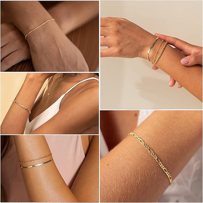 Vernetta™ | Conjunto de Pulseiras em Ouro 