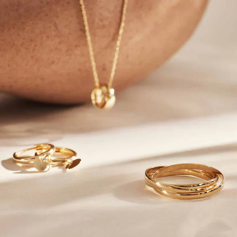 Lena™ | Anel Trielle em Ouro 