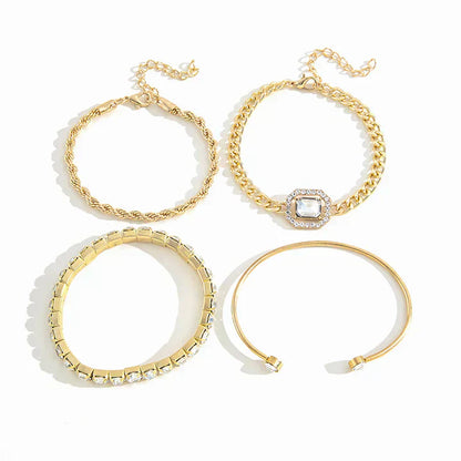 Domícia™ | Conjunto Pulseira Calvin Dourado 